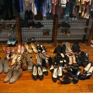 Bundle size 5.5 ladies shoes variety name brands